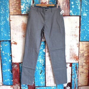 Men's Old Navy Athletic Taper Built In Flex Pants 32X34 Light Gray NEW